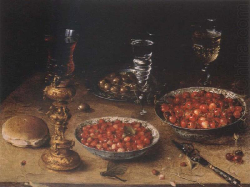 Osias Beert Museum national style life with cherries and strawberries in Chinese china shot els china oil painting image